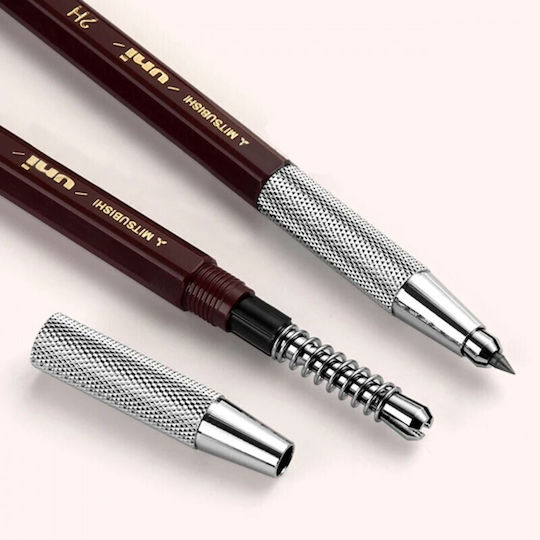 Uni Mitsubishi Mechanische Bleistift 2mm Mh-500 Mh500 Spitzen 3h