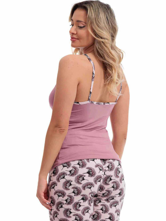 Angel's Secret Summer Women's Pyjamas Set Pink