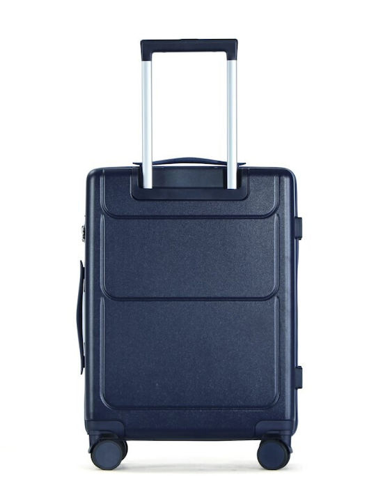 Nautica Cabin Travel Suitcase Hard Blue with 4 Wheels Height 55cm
