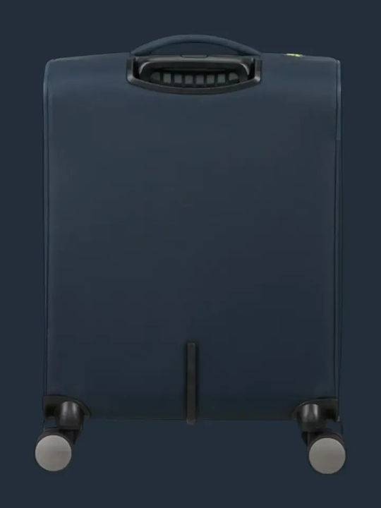 American Tourister Spinner Куфар за Пътуване Кабинен Син с 4 Колела Височина 55см