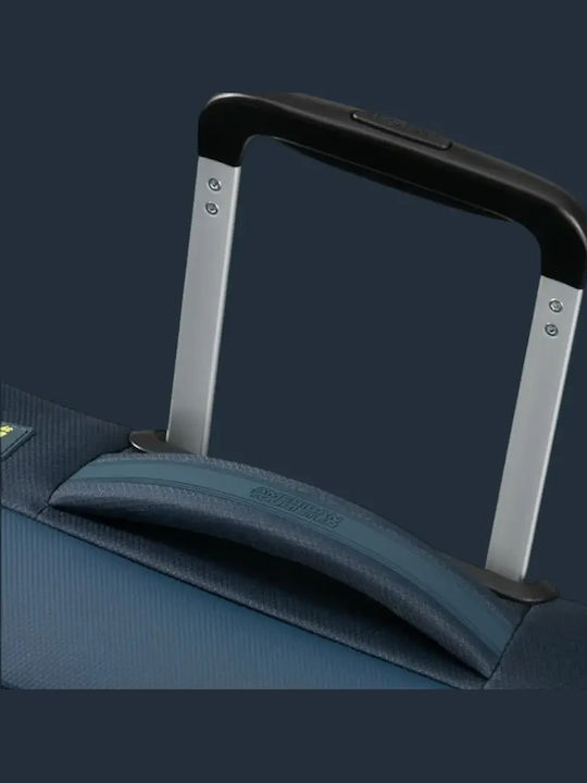 American Tourister Spinner Куфар за Пътуване Кабинен Син с 4 Колела Височина 55см