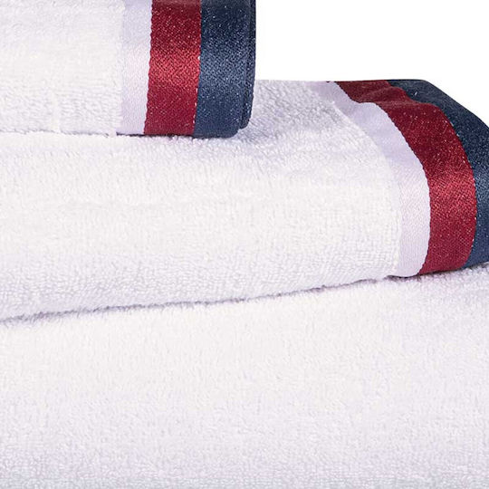 Greenwich Polo Club Bath Towel Set 3pcs White Weight 550gr/m²