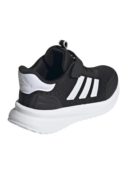 X_PLRPATH Kids Sports Shoes Running with Hoop & Loop Closure Core Black / Cloud White