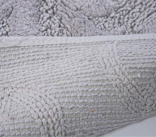 Nef-Nef Homeware Set Badematten Baumwolle Jetrix Graue 60x90cm