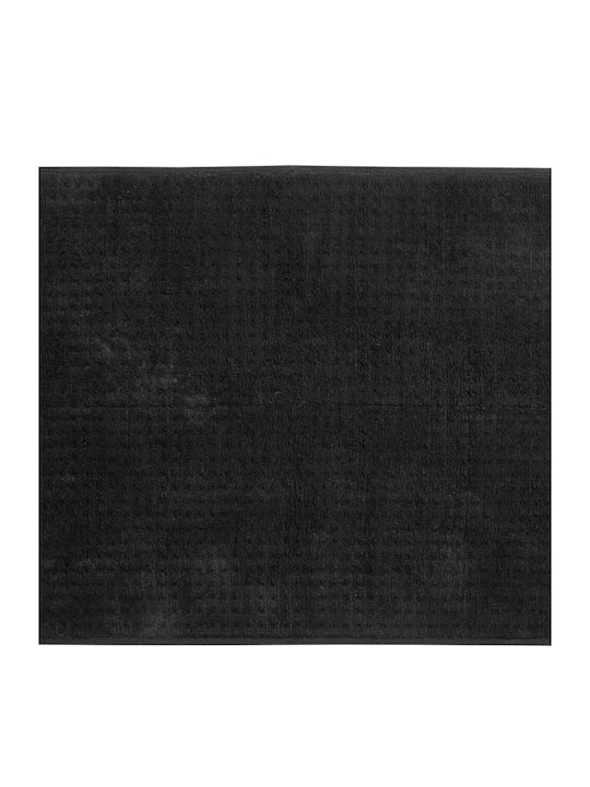 Das Home Rutschfest Badematte Baumwolle Rechteckig 0757 420770110757 Black 70x110cm