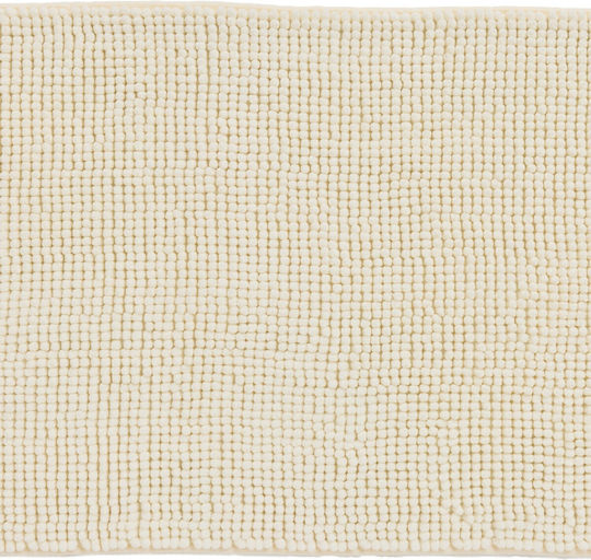 Das Home Rutschfest Badematte Synthetisch,Polyester/Cotton/Leather Rechteckig 0775 420750800775 Ivory 50x80cm