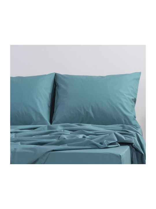 Nef-Nef Homeware Cearșaf Single cu Elastic 100x200+30cm. Basic Gri deschis