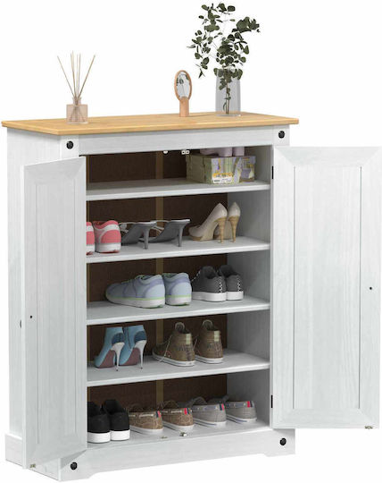 Schuhorganisator aus Massivholz 86x38,5x108cm