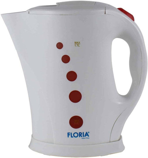Zilan Floria Βραστήρας 1.7lt 2200W Λευκός