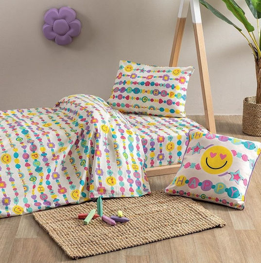 Palamaiki Kinderbettlaken Set Mit Gummizug Baumwolle Mk780 110x200cm 3 Stück