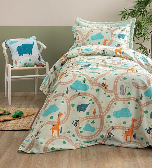 Palamaiki Set Kinderbettlaken Mit Gummizug Baumwolle Mk777 110x200cm 3 Stück