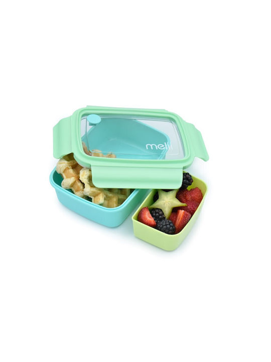 Melii Cutie pentru Mâncare Plastic Roz 880ml 1buc