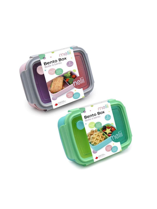 Melii Cutie pentru Mâncare Plastic Roz 880ml 1buc