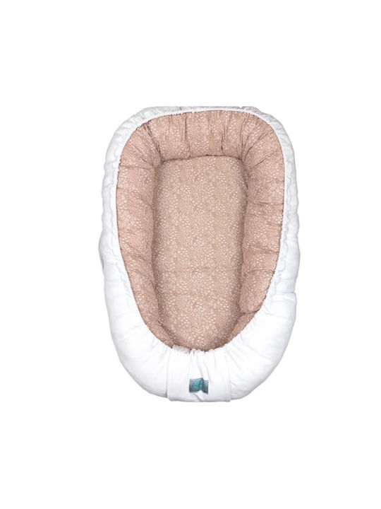 Baby Star Tiny Leaf Baby Nest White 40x75cm