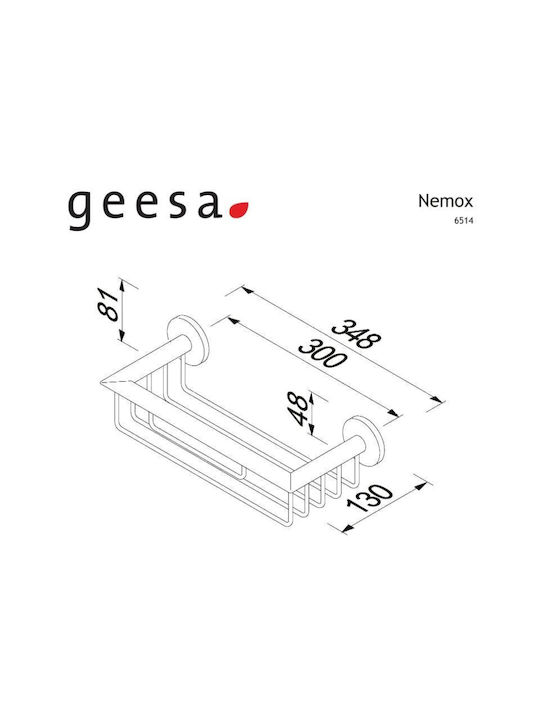 Geesa Silver Sponge Holder