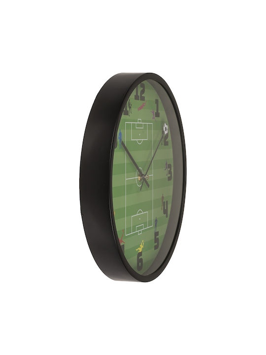 Zmart Imports Wall Clock Plastic Green Ø30cm