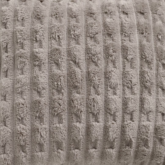 Das Home Μαξιλάρι Καναπέ 1177 Fleece Taupe 40x40εκ.