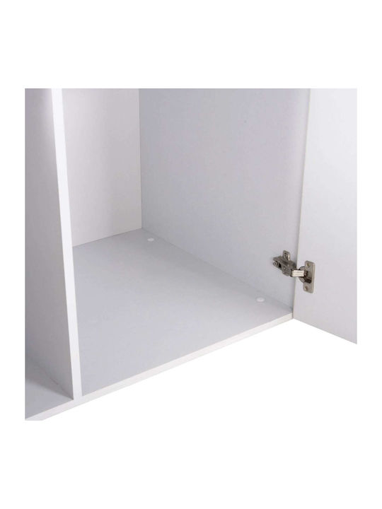 Freebox Rectangular Loft dulap Placă din Lemn Agregat ALB 150x55cm FB9385.05 1buc