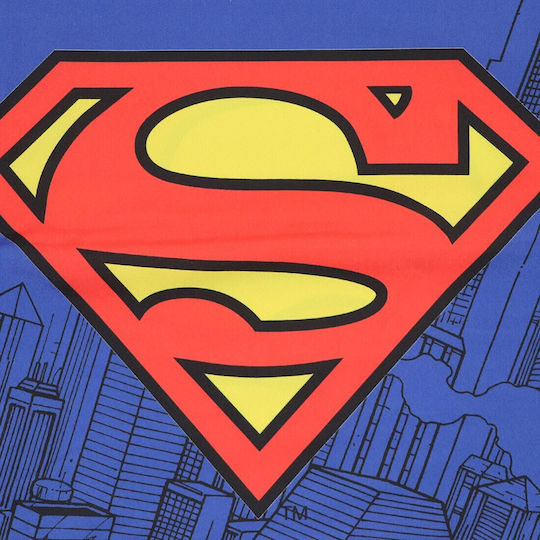 Superman Kinder Wurfkissen Blau 40x40cm