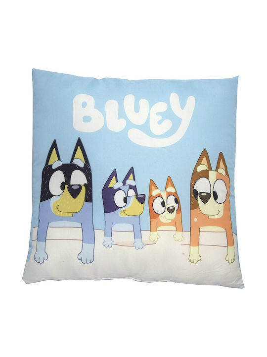 40x40 Polyester Pillow Bluey Double-sided