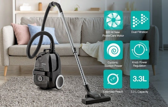 Gorenje VCE01G4AEBK Vacuum Cleaner 800W Bagless 3.3lt Black