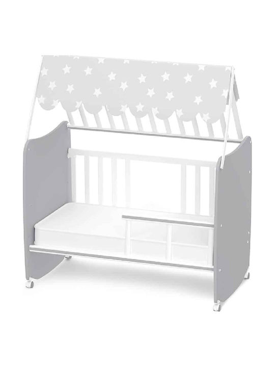 Lorelli Baby Crib White with Mattress 60x120cm