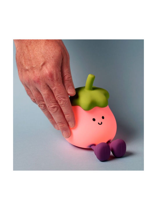 Puckator Lumini LED Lampă De Noapte Foodiemals Egg Plant Lamp08