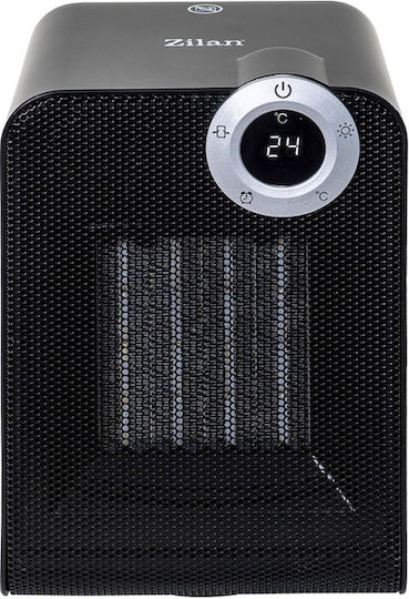 Zilan Ceramic Fan Heater Room Floor Negru 1800W