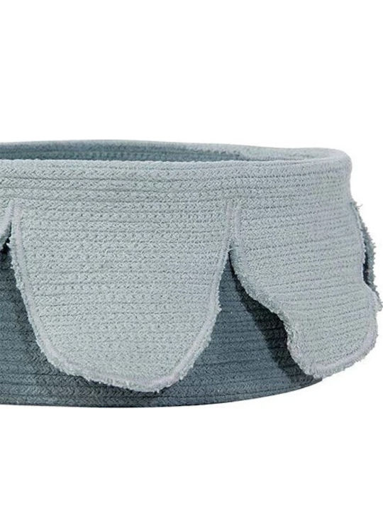 Lorena Canals Dekoratives Stoffkorb Blau 33x33x20cm
