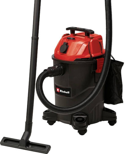 Einhell Tcvc 1825 A Σκούπα Υγρών / Στερεών με Πλαστικό Κάδο 25lt Μαύρη
