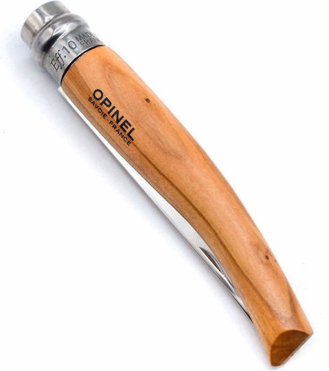 Opinel No.10 Σουγιάς Μπεζ σε Θήκη