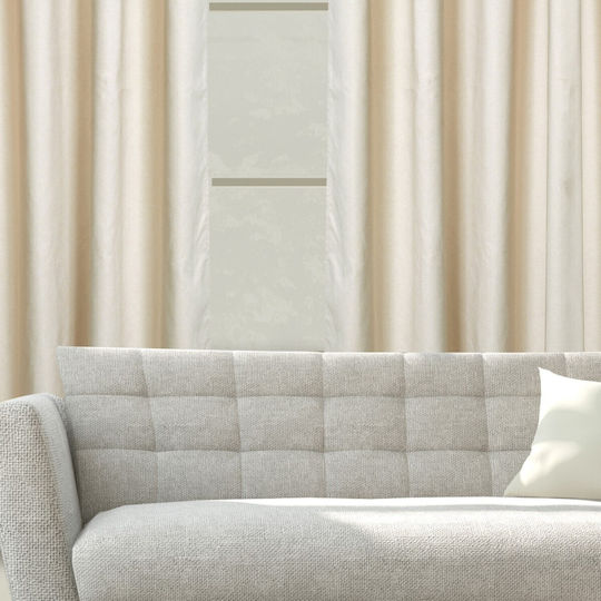 Das Home Vorhang mit Grommets 2257 Beiges 140x270cm