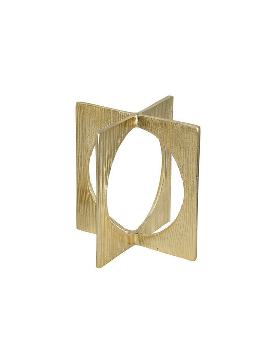 Artekko Noble Gold Metallisch Tischdekoration 18x18x18 cm