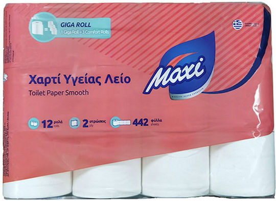 Maxi Toilet Paper 12 Rolls (170gr/Roll)