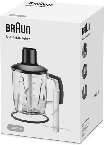 Braun Чопър Ръчен Пасатор Mqs601bk 1.25l Черен Braun