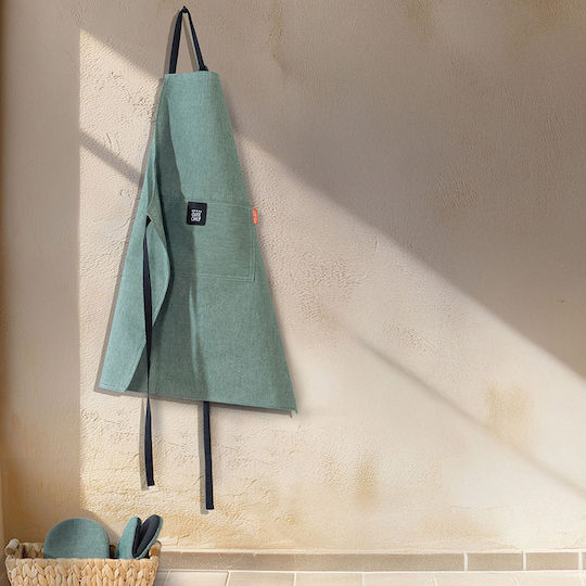 Nef-Nef Homeware Lorin Ofenhandschuh Stoff Grün 2 Stück