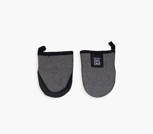 Nef-Nef Homeware Lorin Kitchen Oven Mitt Fabric Blue 2 Pieces