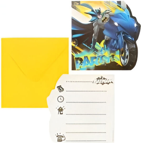 Procos 6 Προσκλήσεις Batman B-93358-113406 93358