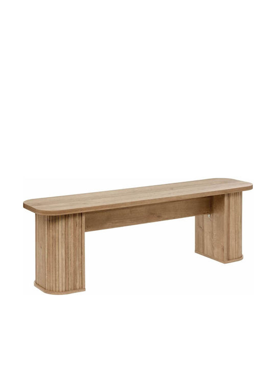 Colva Wooden Outdoor Bench 140x35x45cm