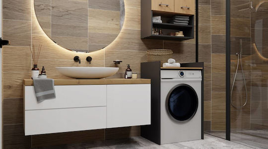 Washing Machine Cabinet Pola NP Anthracite Artisan