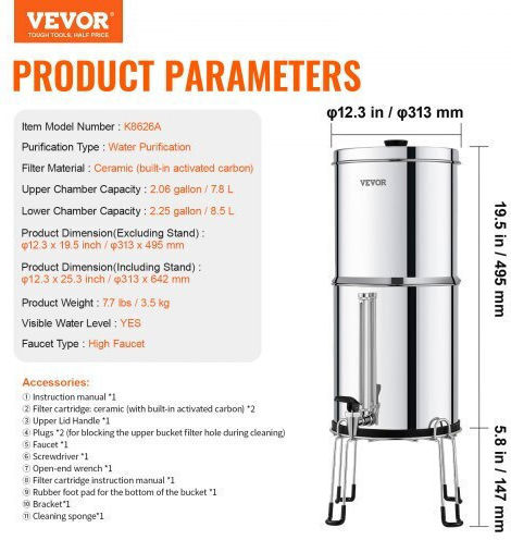 Vevor Commercial Water Filter System