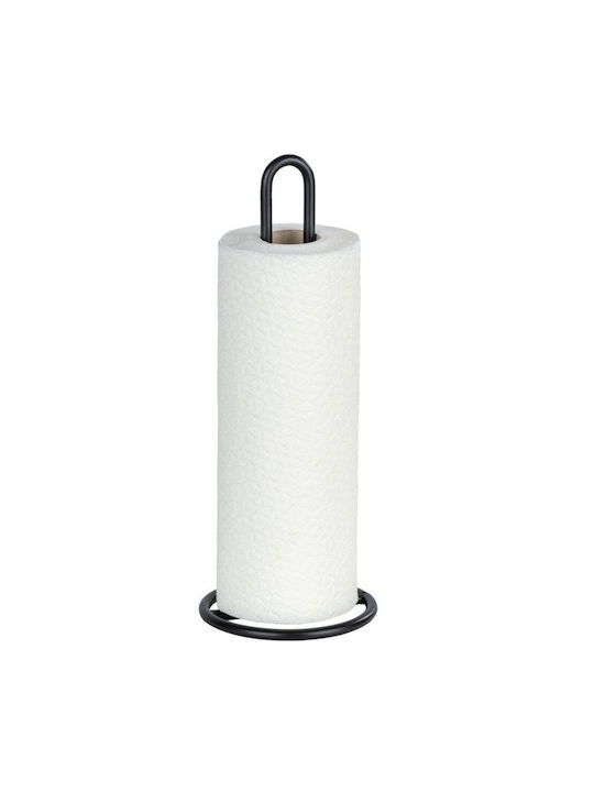 Wenko Metallic Black Paper Towel Holder 12.5x12.5x12.5cm