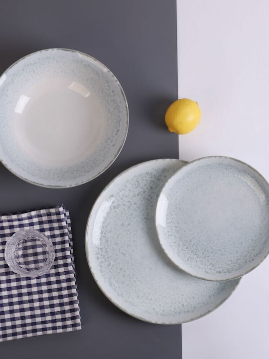 Cryspo Trio White Porcelain Dinnerware Set 20pcs