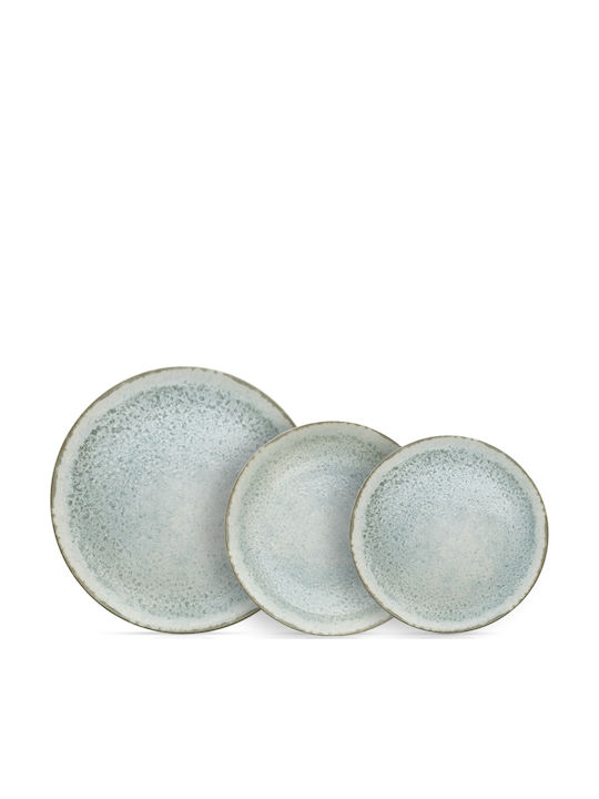 Cryspo Trio White Porcelain Dinnerware Set 20pcs