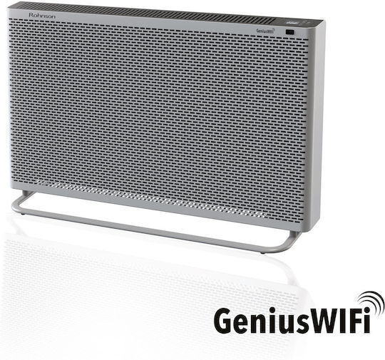 Rohnson Θερμοπομπός Δαπέδου 2400W με Ηλεκτρονικό Θερμοστάτη Μαύρος