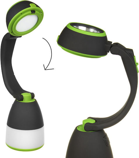 Maclean Energy Led Battery Camping Lamp with Flashlight 200lm 3W