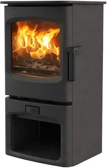 Charnwood Aire 3 Κεραμική Ξυλόσομπα Αερόθερμη 3.7kW Μαύρη