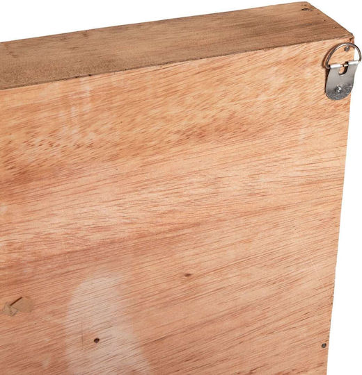 Freebox Wall Decor Made of Wood 100x6x100cm 2 Pieces