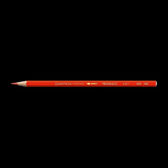 Caran D'ache Κραιγιον Ακουαρελας Φ2.95mm Prismalo Vermilion Κοκκινο 12 Τεμαχια