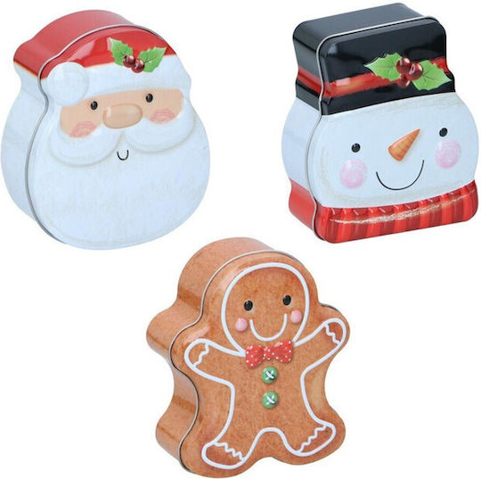 Arti Casa Arti Casa Коледна Метална Кутия Gingergread 14см